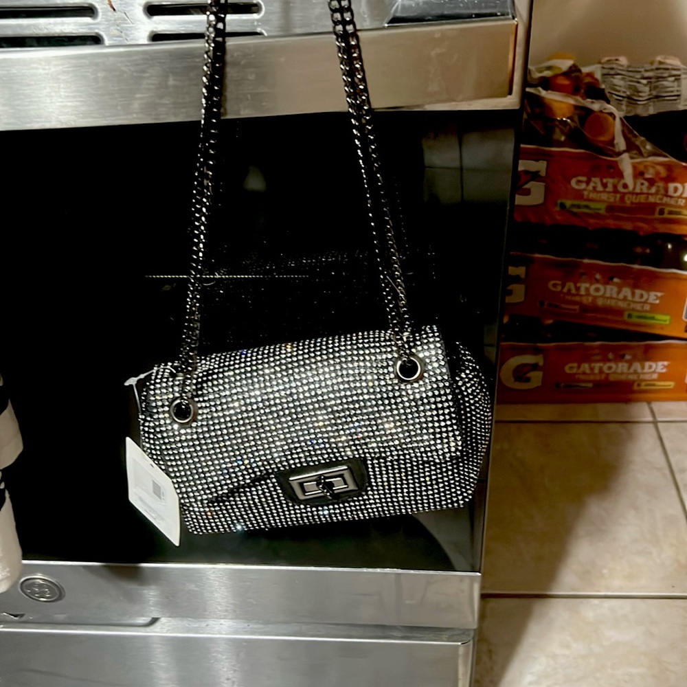 Chain dress purse